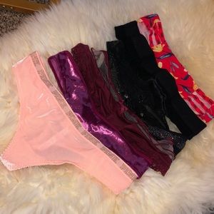 6 pair VS/Pink panty bundle.